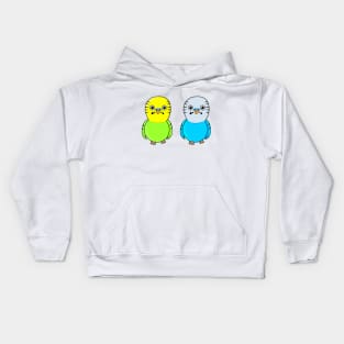 Parakeet Budgie Birds Kids Hoodie